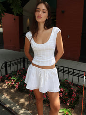 Leila Top in White