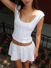 Leila Top in White