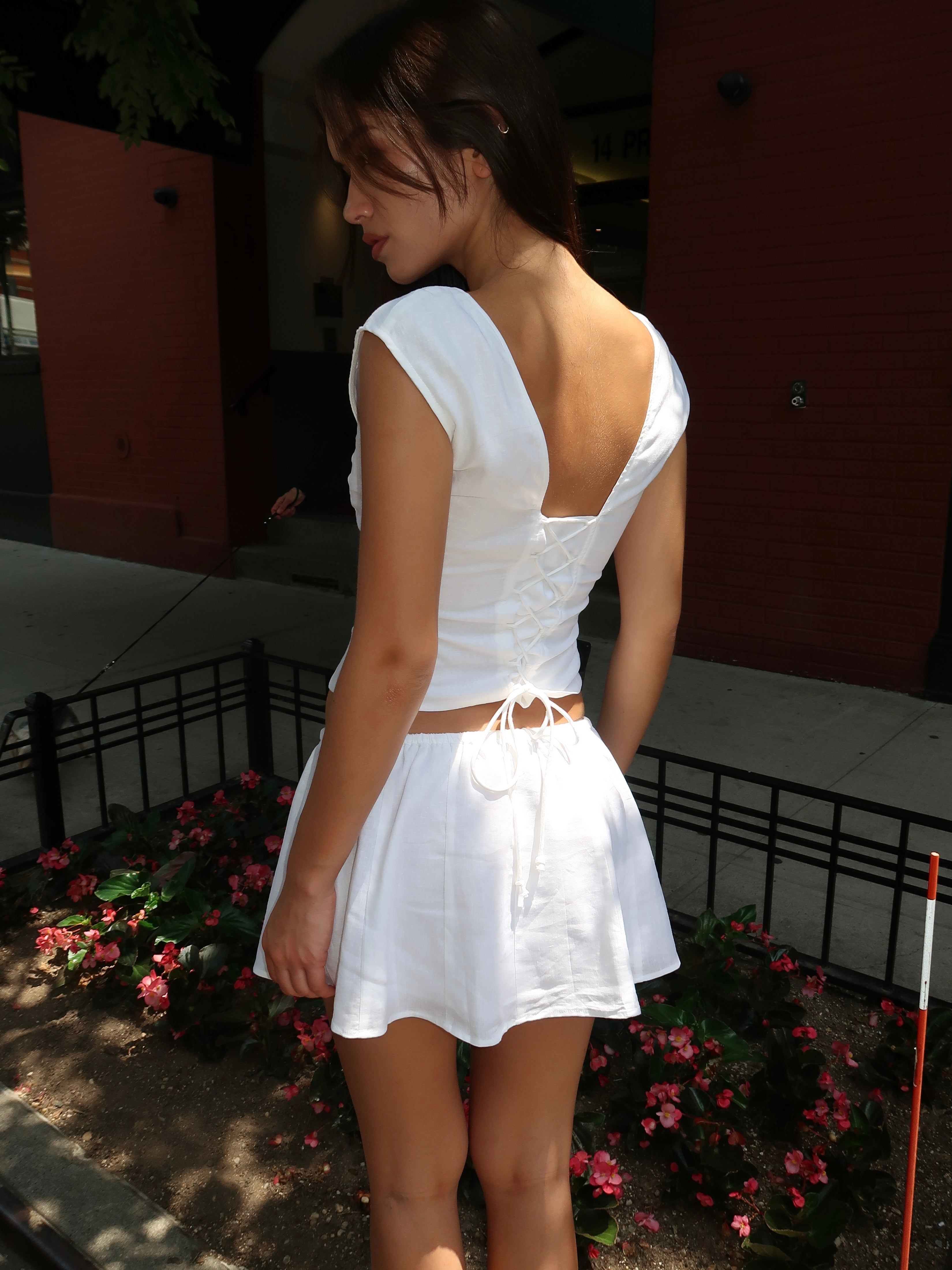 Leila Top in White