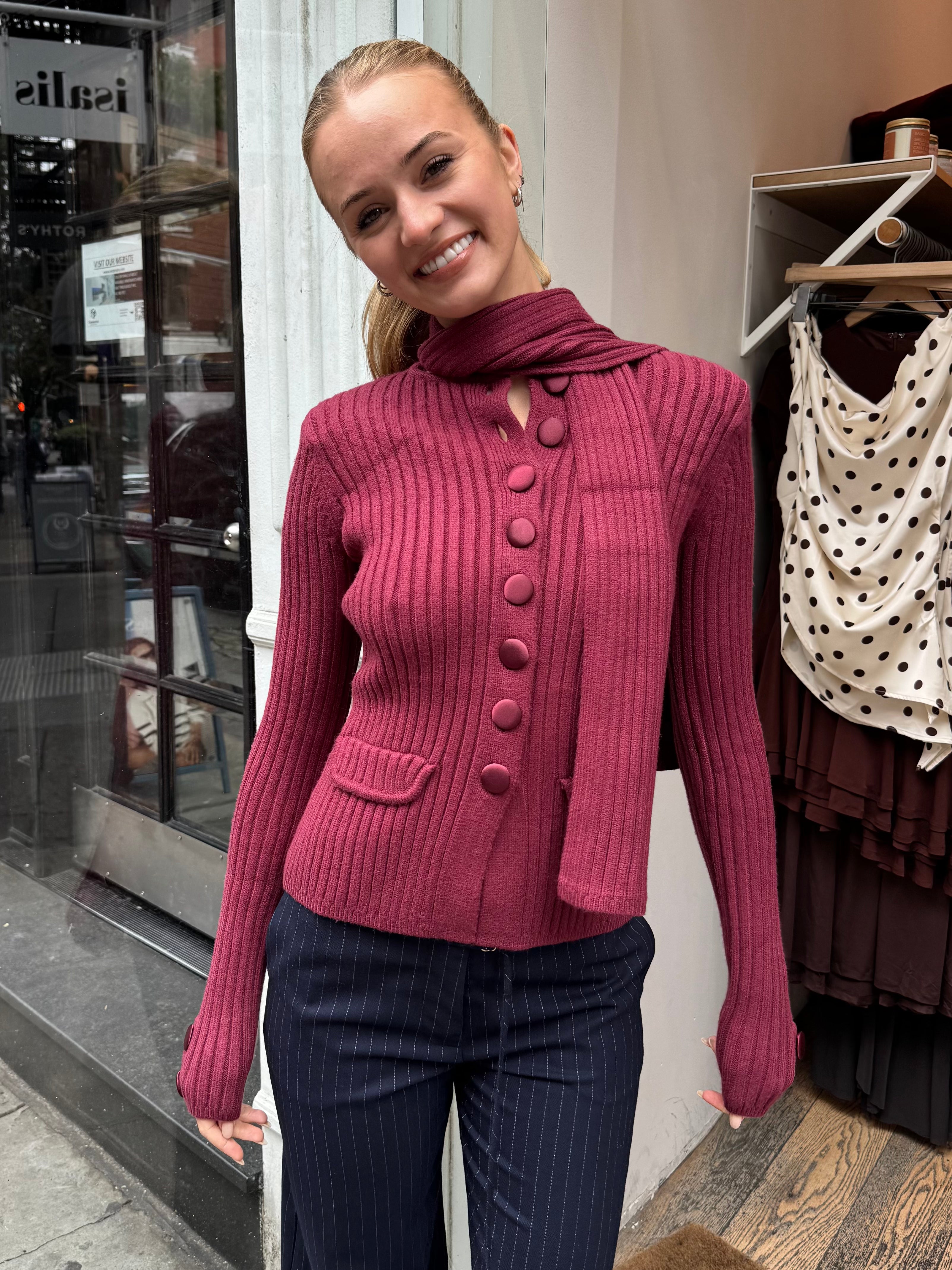 Power Peggy in Burgundy