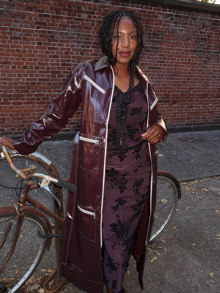 HuntleyRS Jacket in Windsor Wine – Isalis