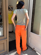 Untailored Non-Trackpant in Blazing Orange