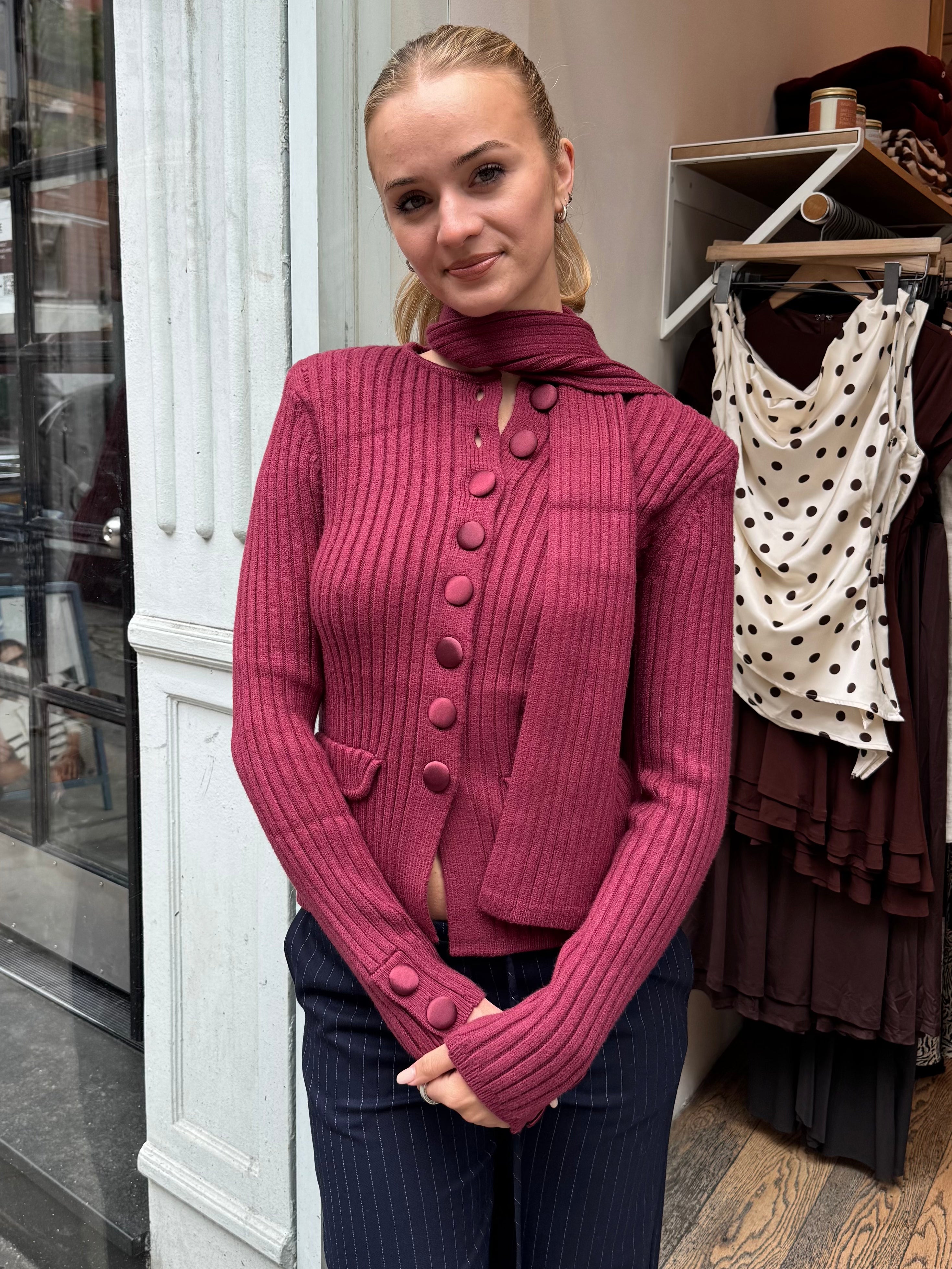 Power Peggy in Burgundy