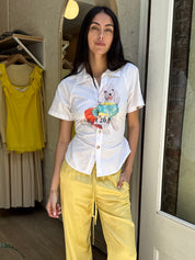 Raglan Shirt in Fancy Poodle