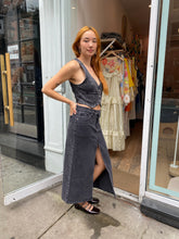 Load image into Gallery viewer, 99 Low Maxi Skirt Chloe in Washed Black
