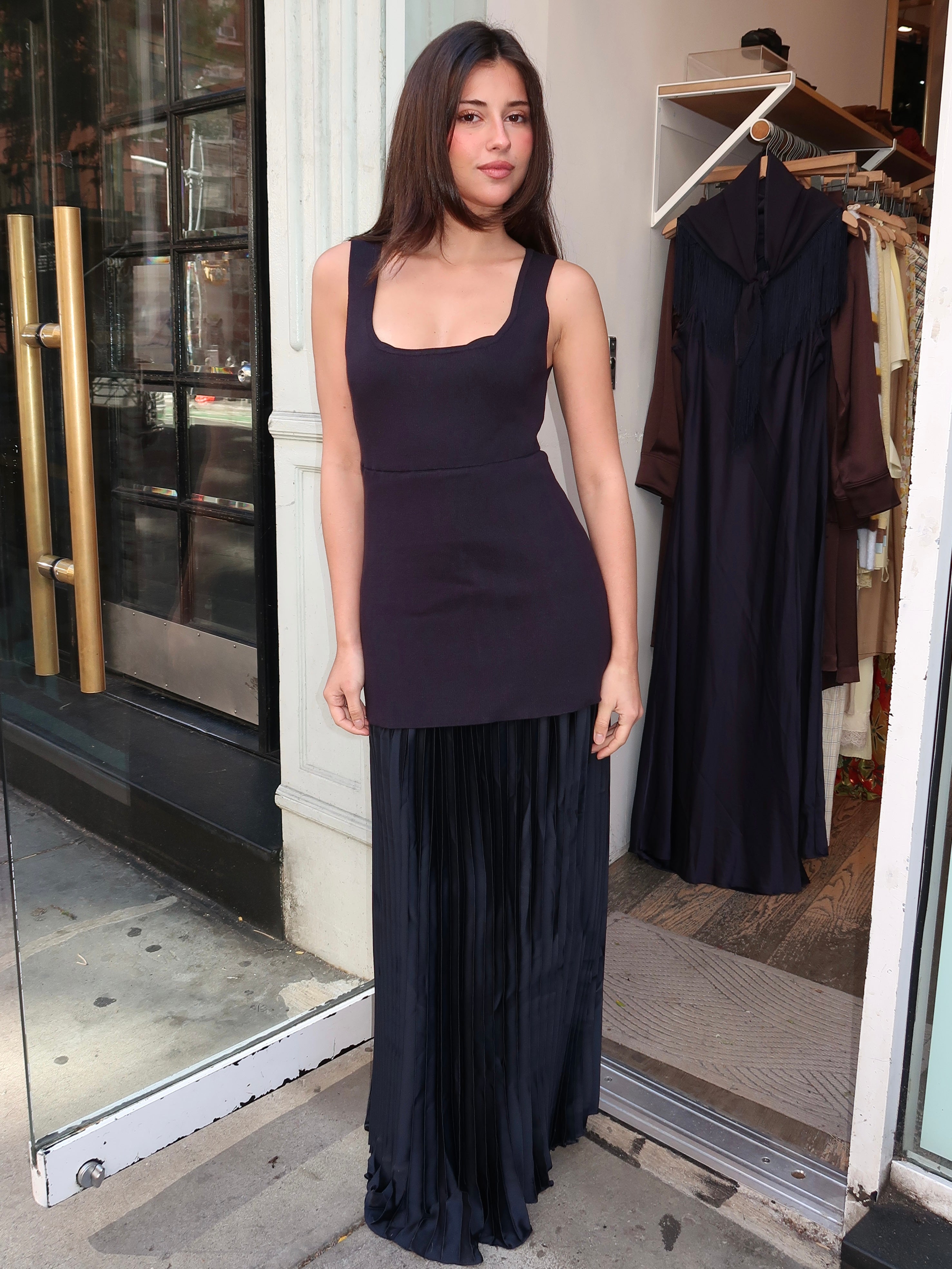 Adison Dress In Navy