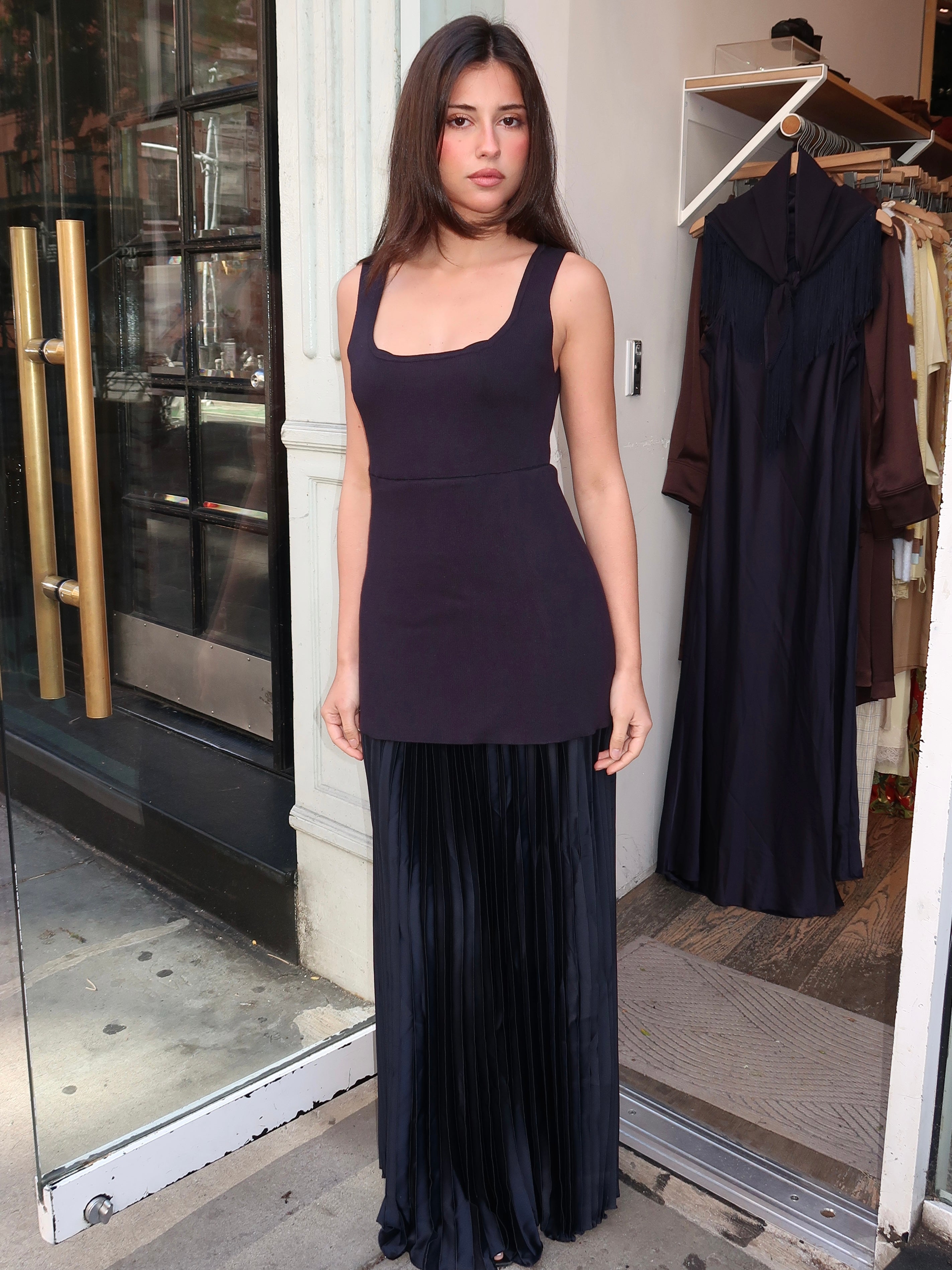 Adison Dress In Navy