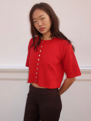 Stacey Cardi in Red