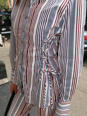 Jilla Shirt in Multi Business Stripe