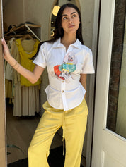 Raglan Shirt in Fancy Poodle