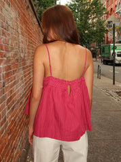 Flynn Cami in Berry Business