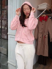 The Eco-Fleece Zip Up Sweatshirt in Blossom
