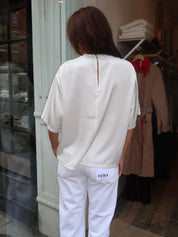 Pollo Silky Shirt in White
