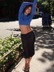 Aimee Skirt in Navy