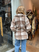 Load image into Gallery viewer, Cedar Plaid Jacket in Taupe
