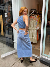 Load image into Gallery viewer, 99 Low Maxi Skirt Sylvie in Light Denim
