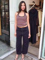 Sabrina Curved Utility Pant in Nautical