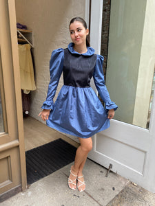 Mini Prairie Dress in Iceberg Blue