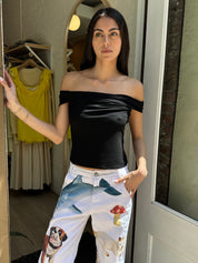 Saxon Top in Black