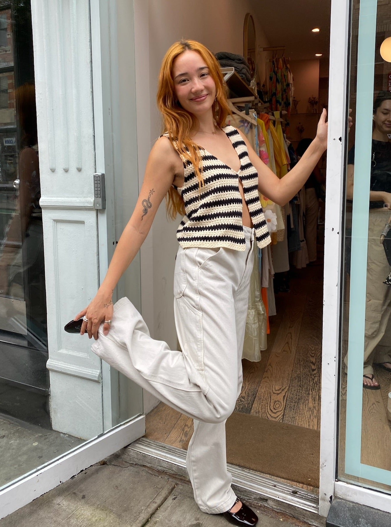 Carrie Carpenter Jean in Chalk