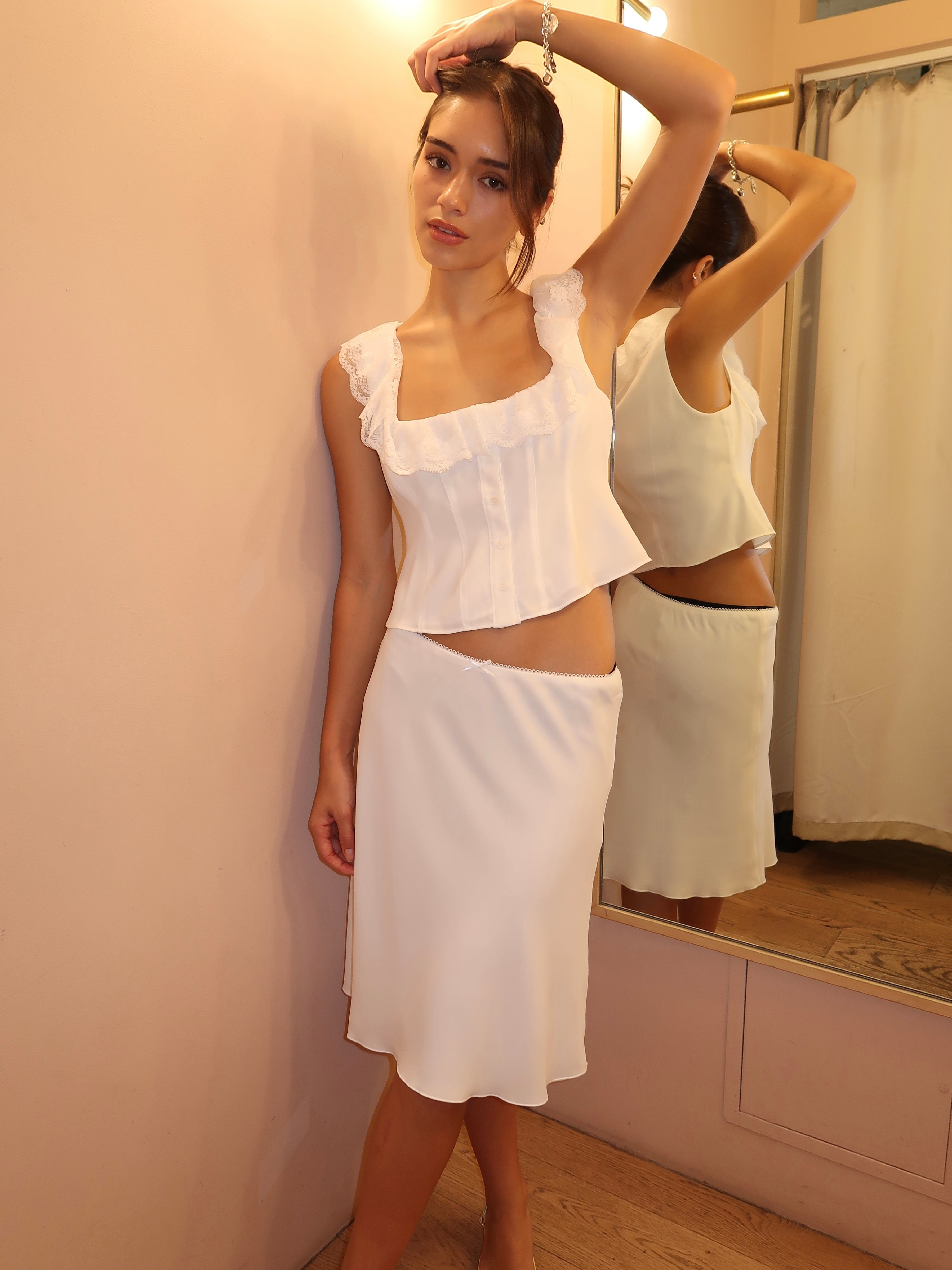 Paloma Skirt in White
