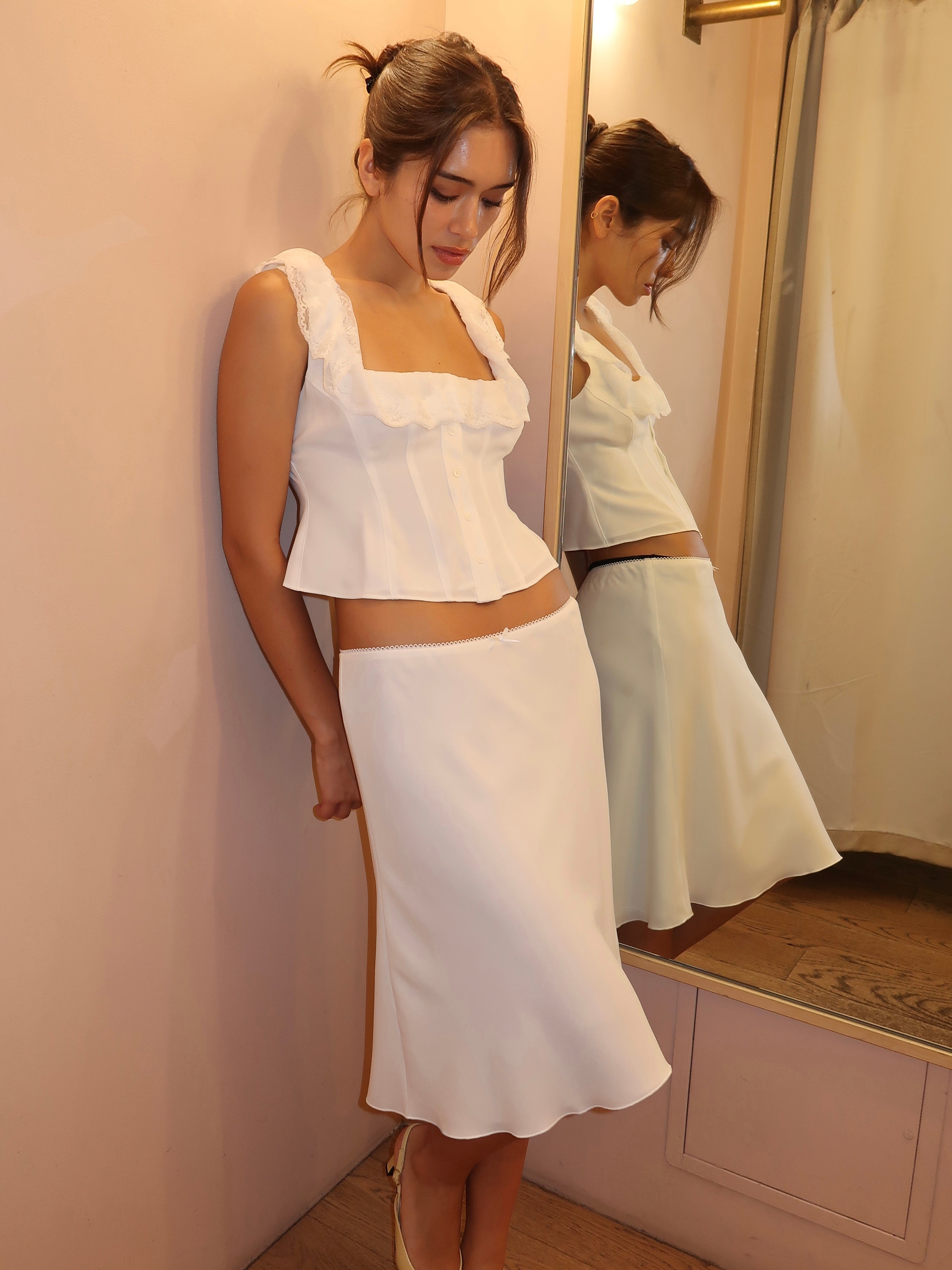 Paloma Skirt in White
