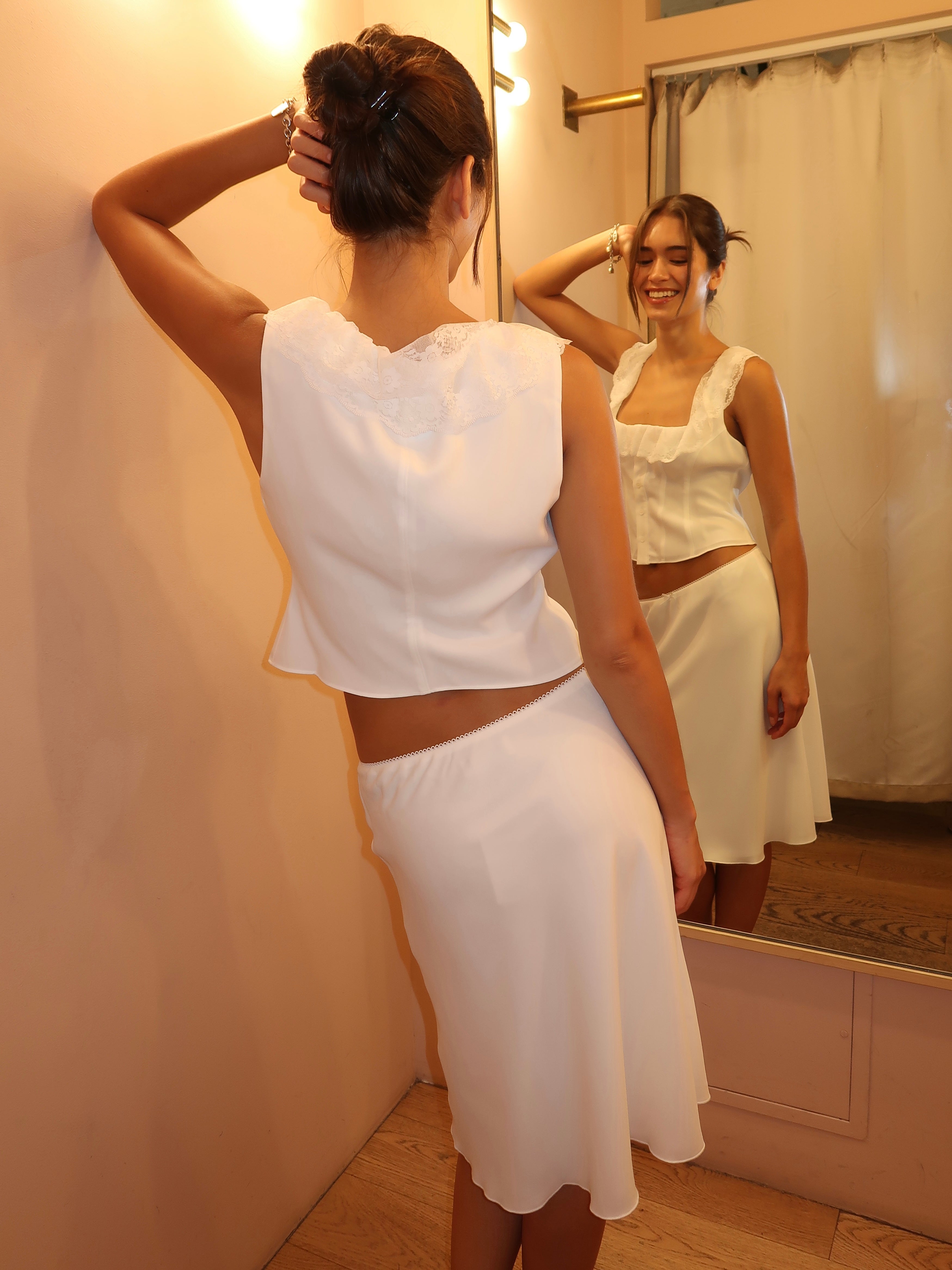 Paloma Skirt in White