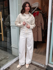 Brynn Drawstring Trouser in Pashmina