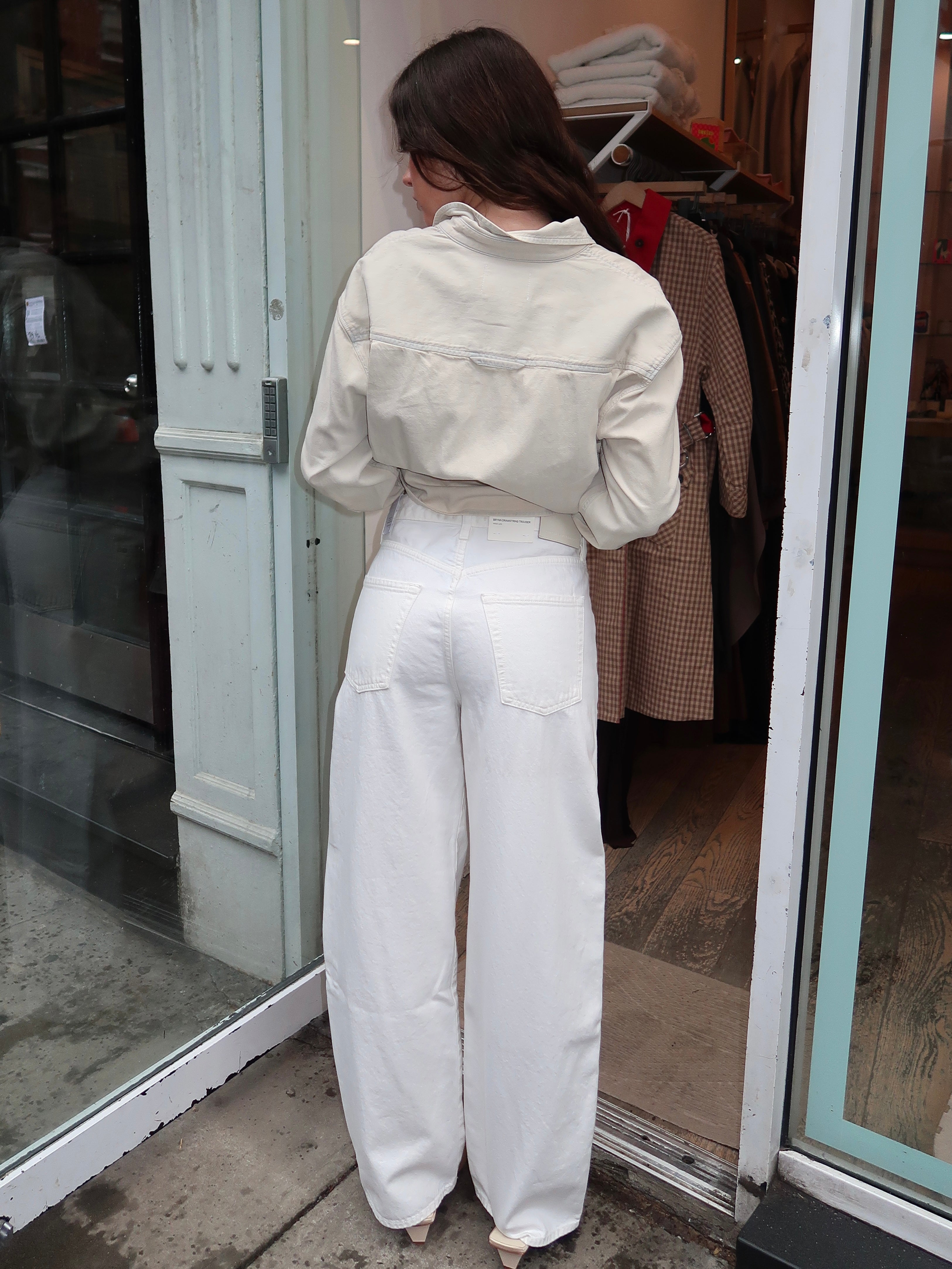 Brynn Drawstring Trouser in Pashmina