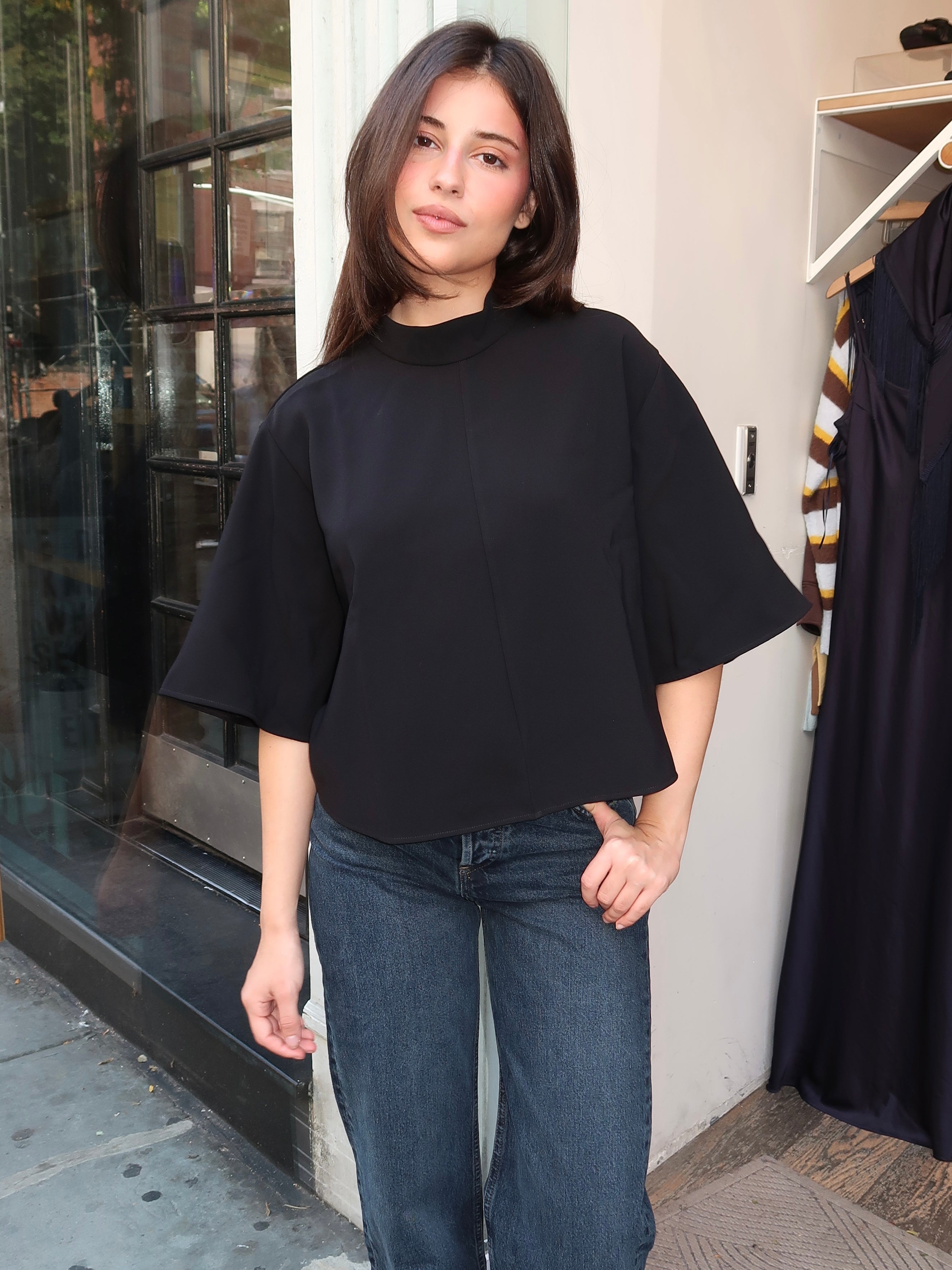 Rom Top in Black