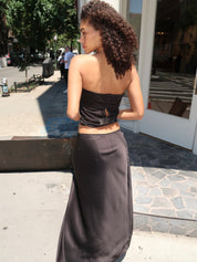 Ricky Midi Skirt in Black