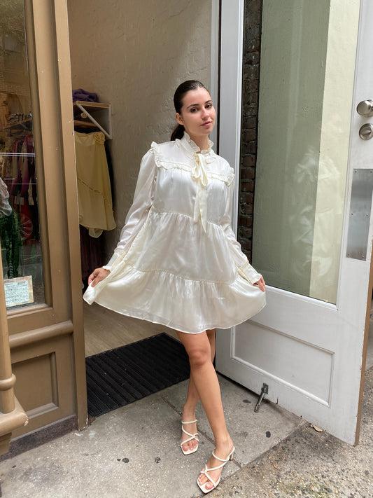 Mina Dress in Cream