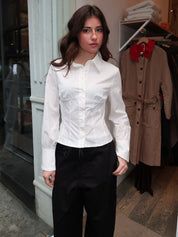 Scorpio Corset Long Sleeve in White