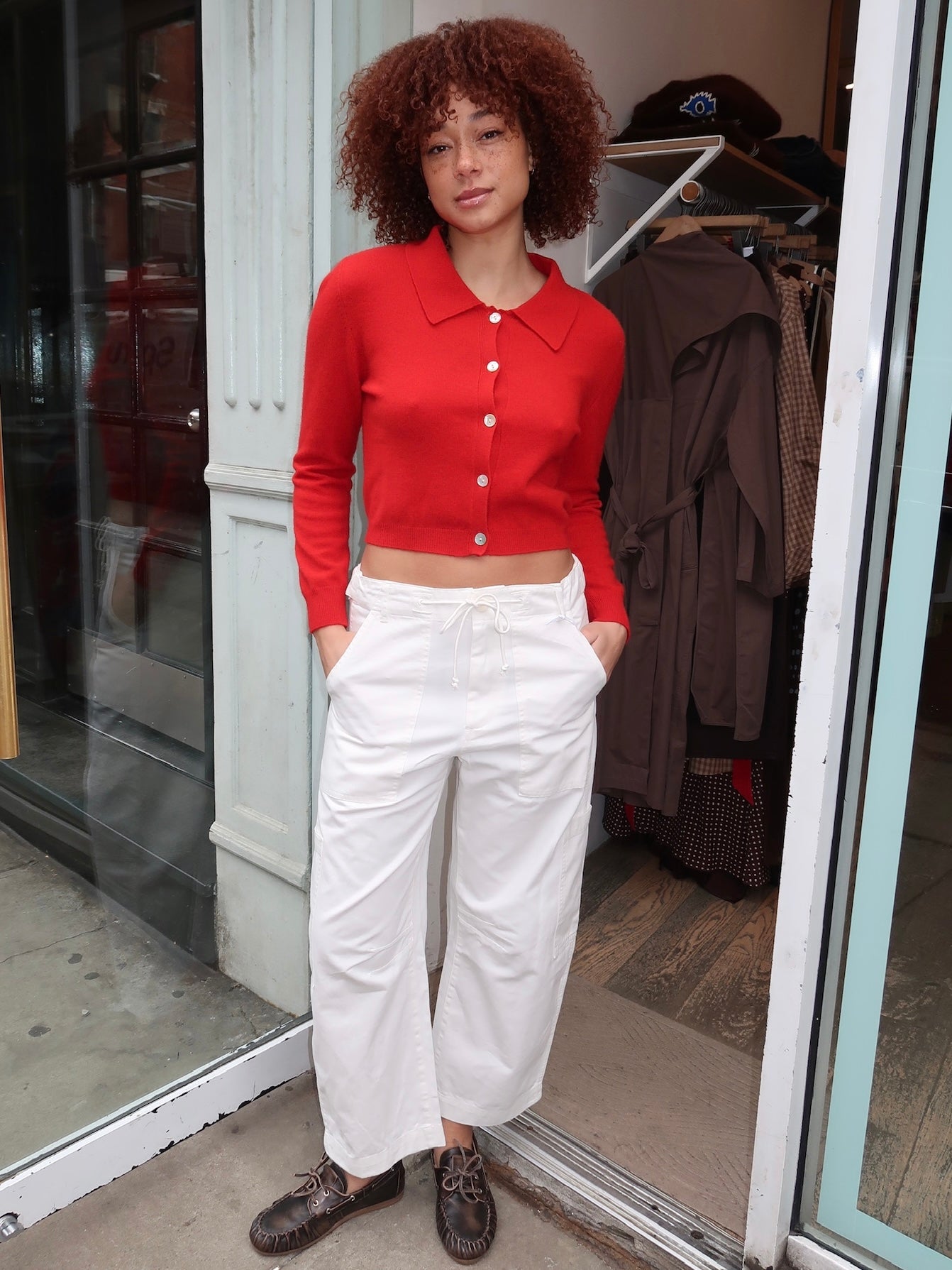 Sabrina Pants in White