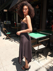 Sienna Strapless Dress in Black