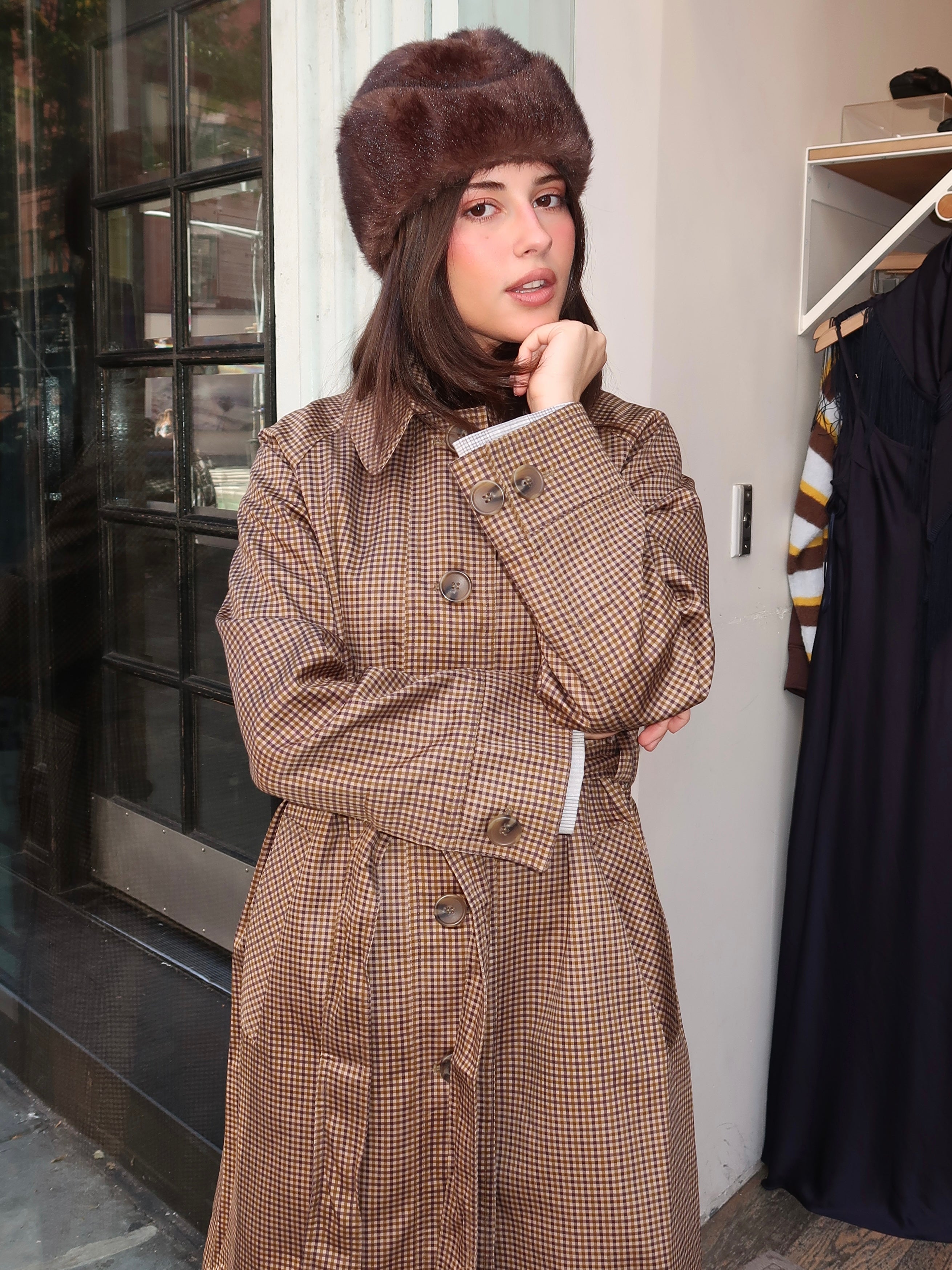 Mirella Hat in Brown