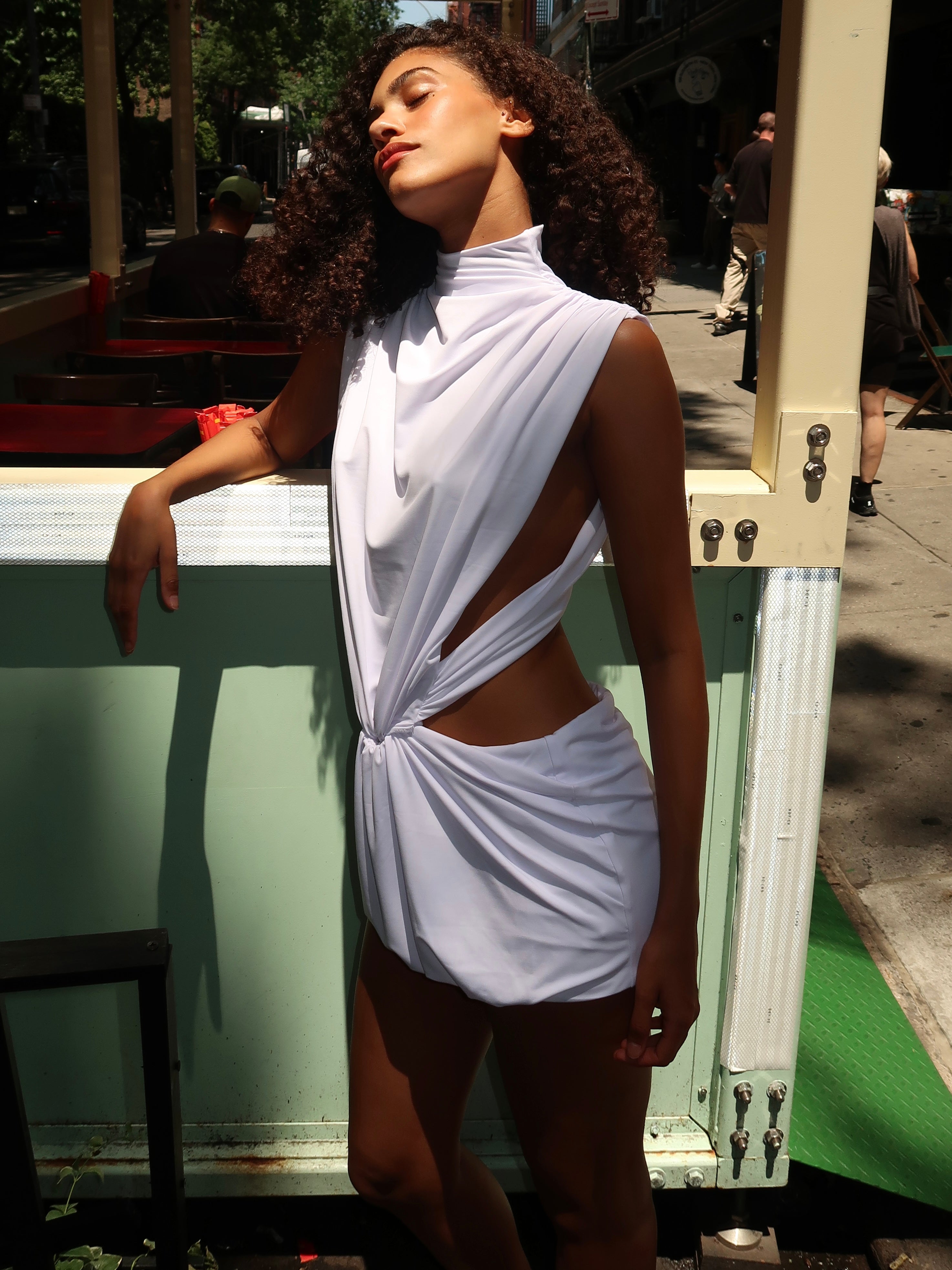 Shyla Mini Dress in White