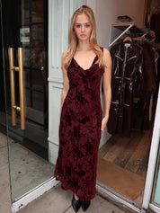 Floris Dress in Wine