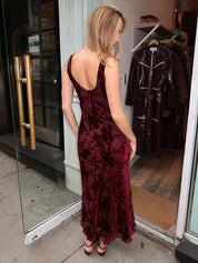 Floris Dress in Wine