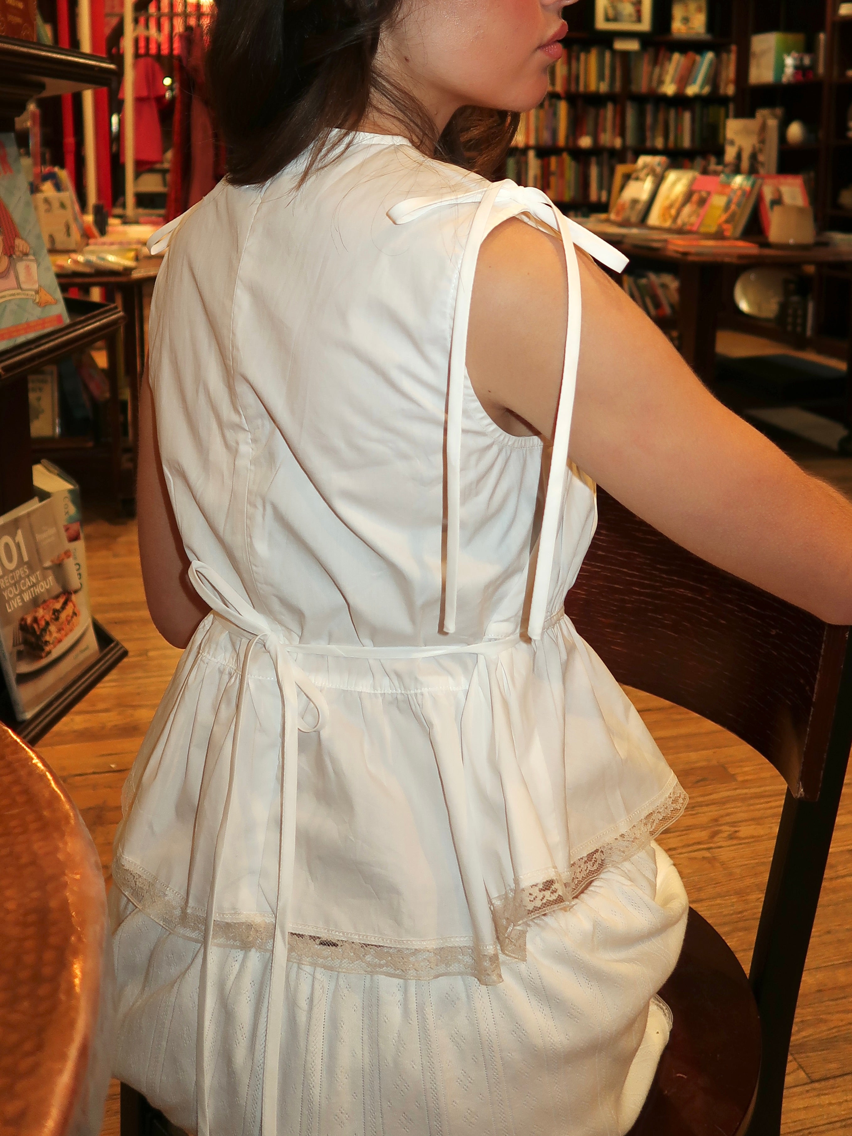 Bell Lace Top in White