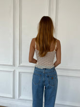 Load image into Gallery viewer, Robbie Mesh Tank in Milk
