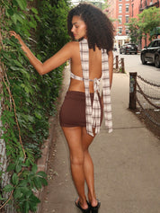 Rasmussen Shell Mini Skirt in Brown