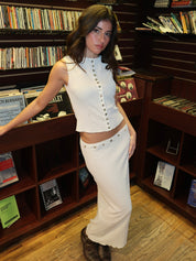 Story Maxi Skirt in Cream