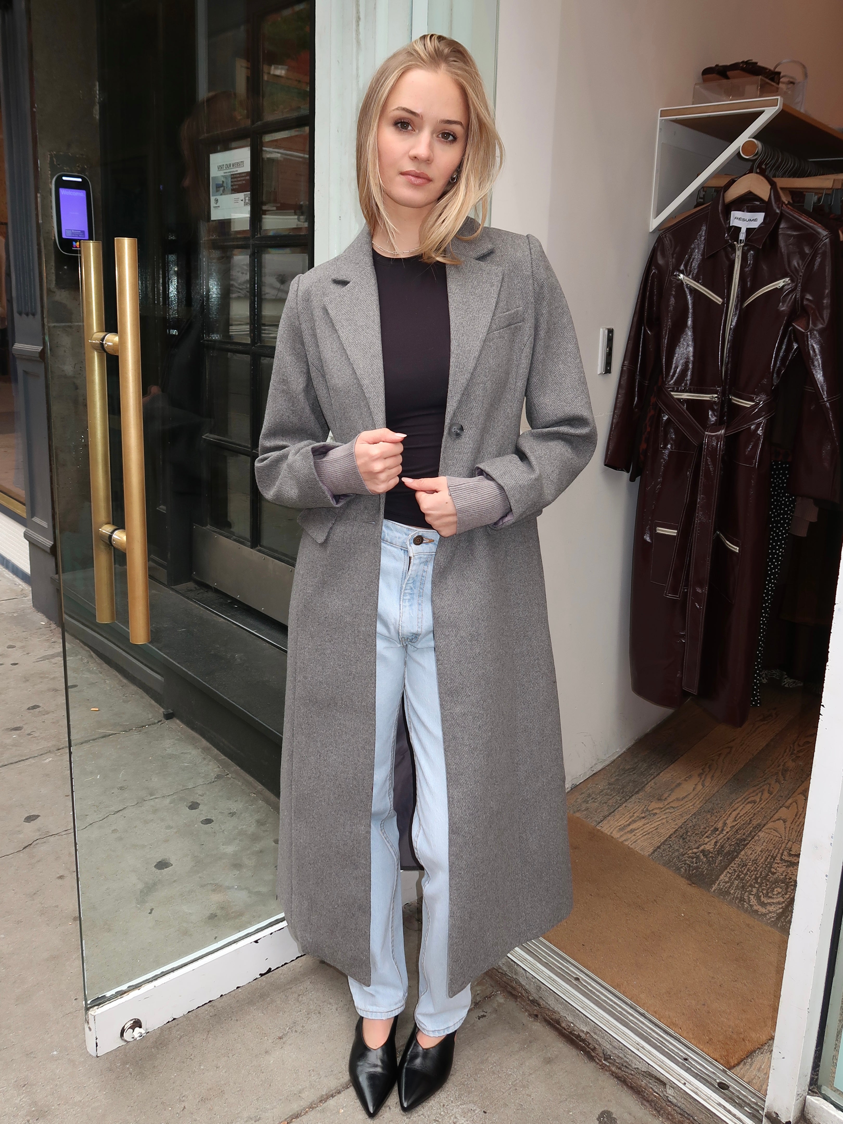 Melisse Coat in Grey