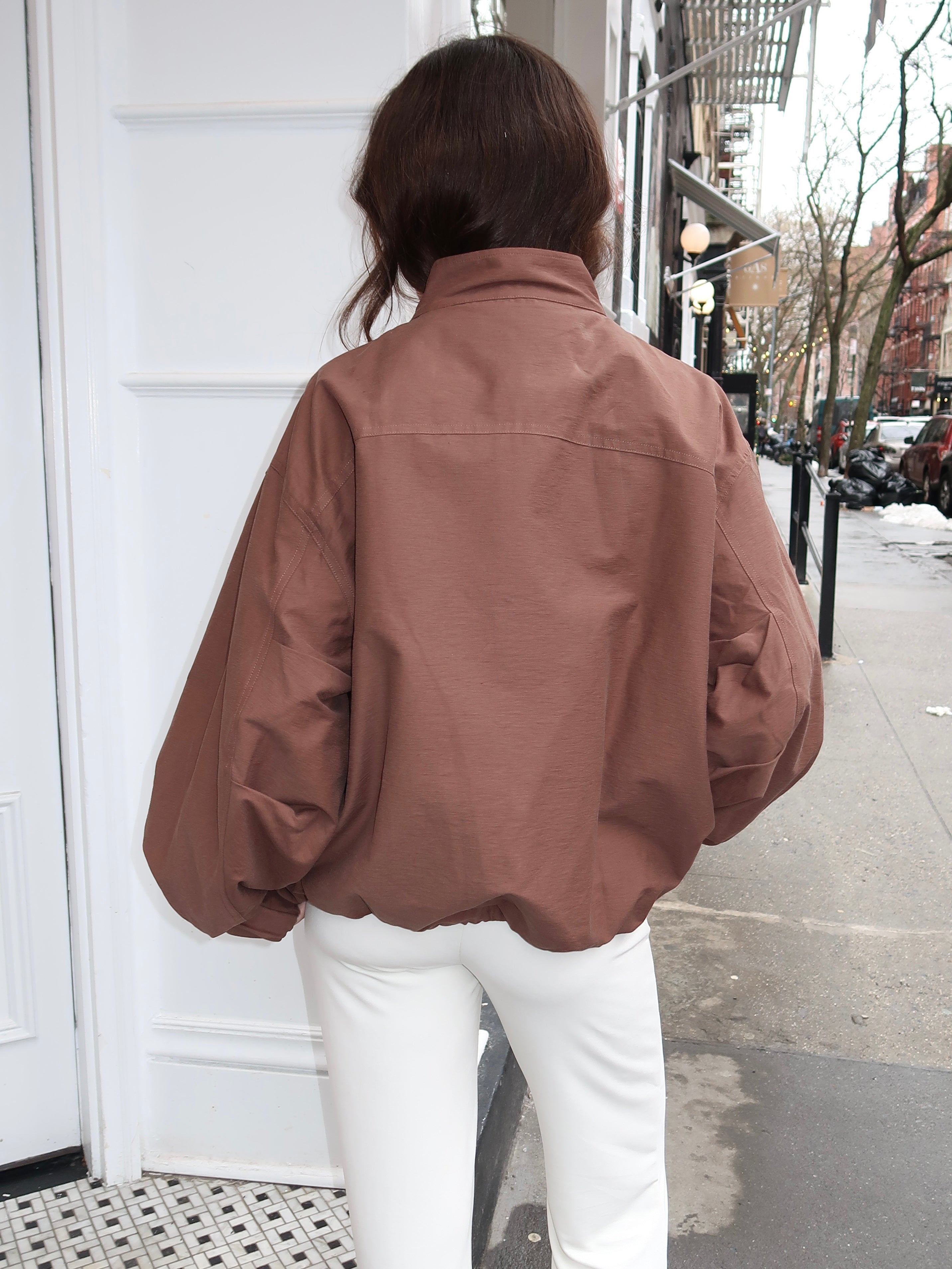 Sable Jacket in Chocolate Brown