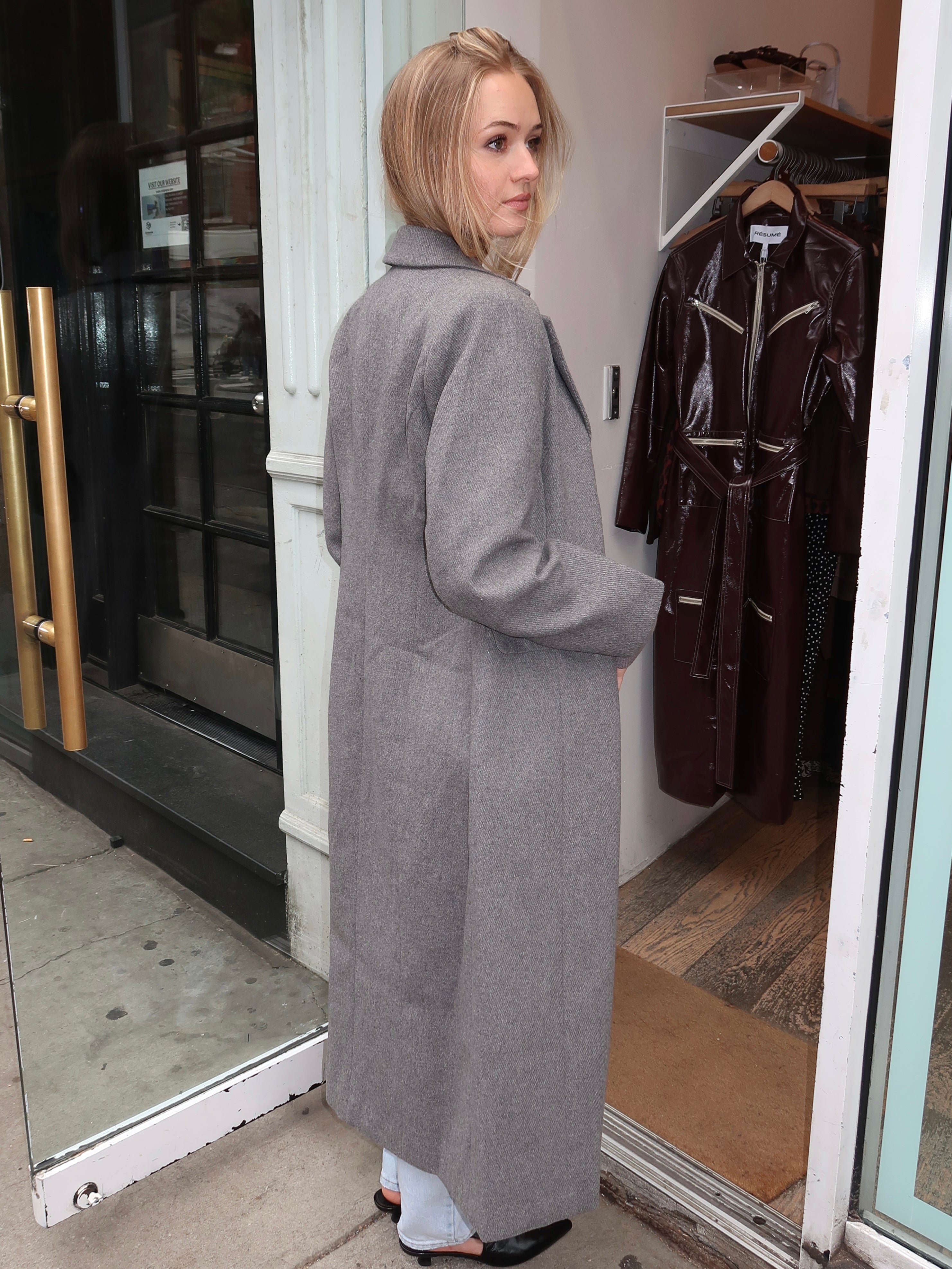 Melisse Coat in Grey