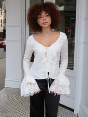 Nikki Top in White