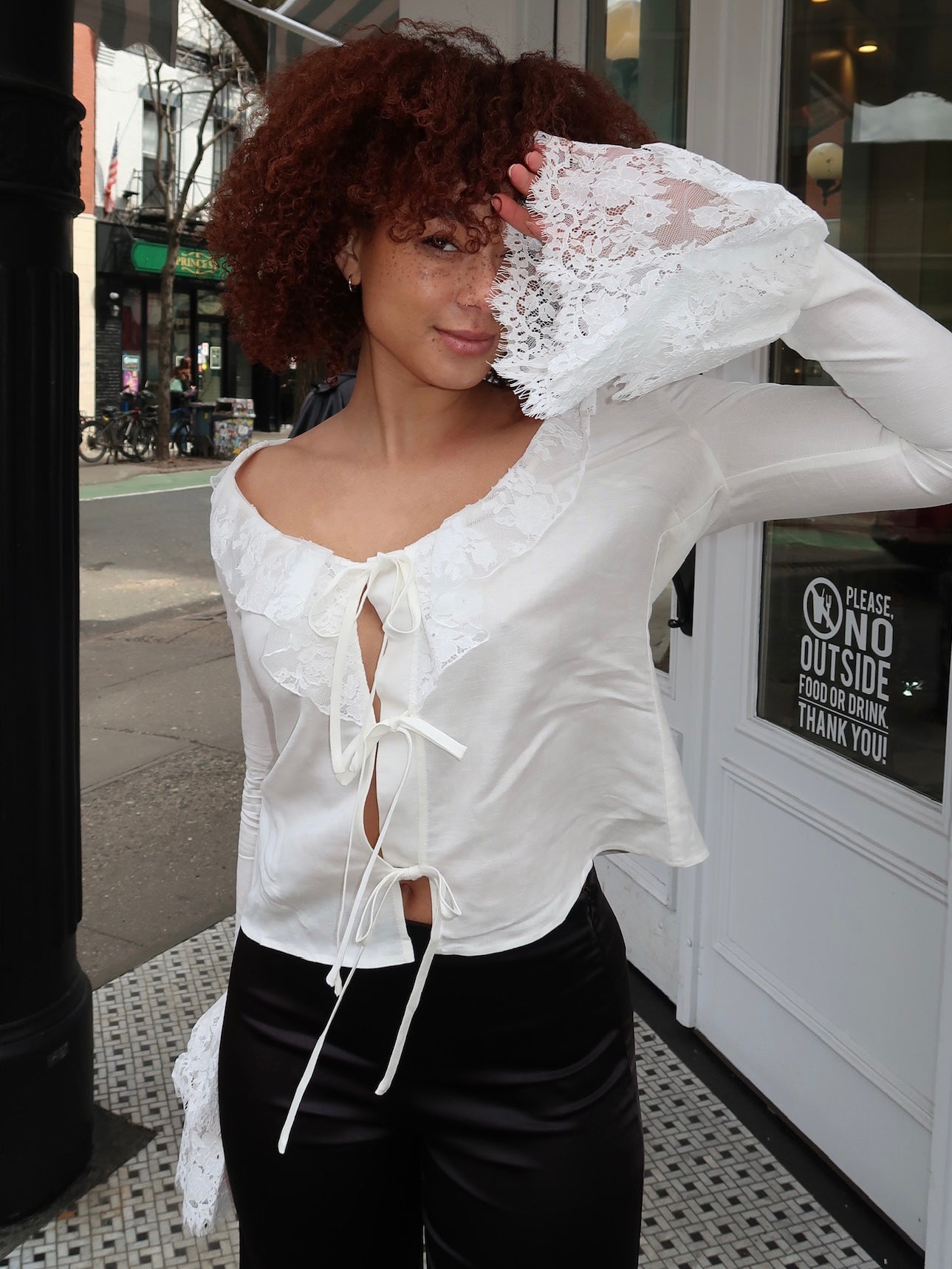 Nikki Top in White