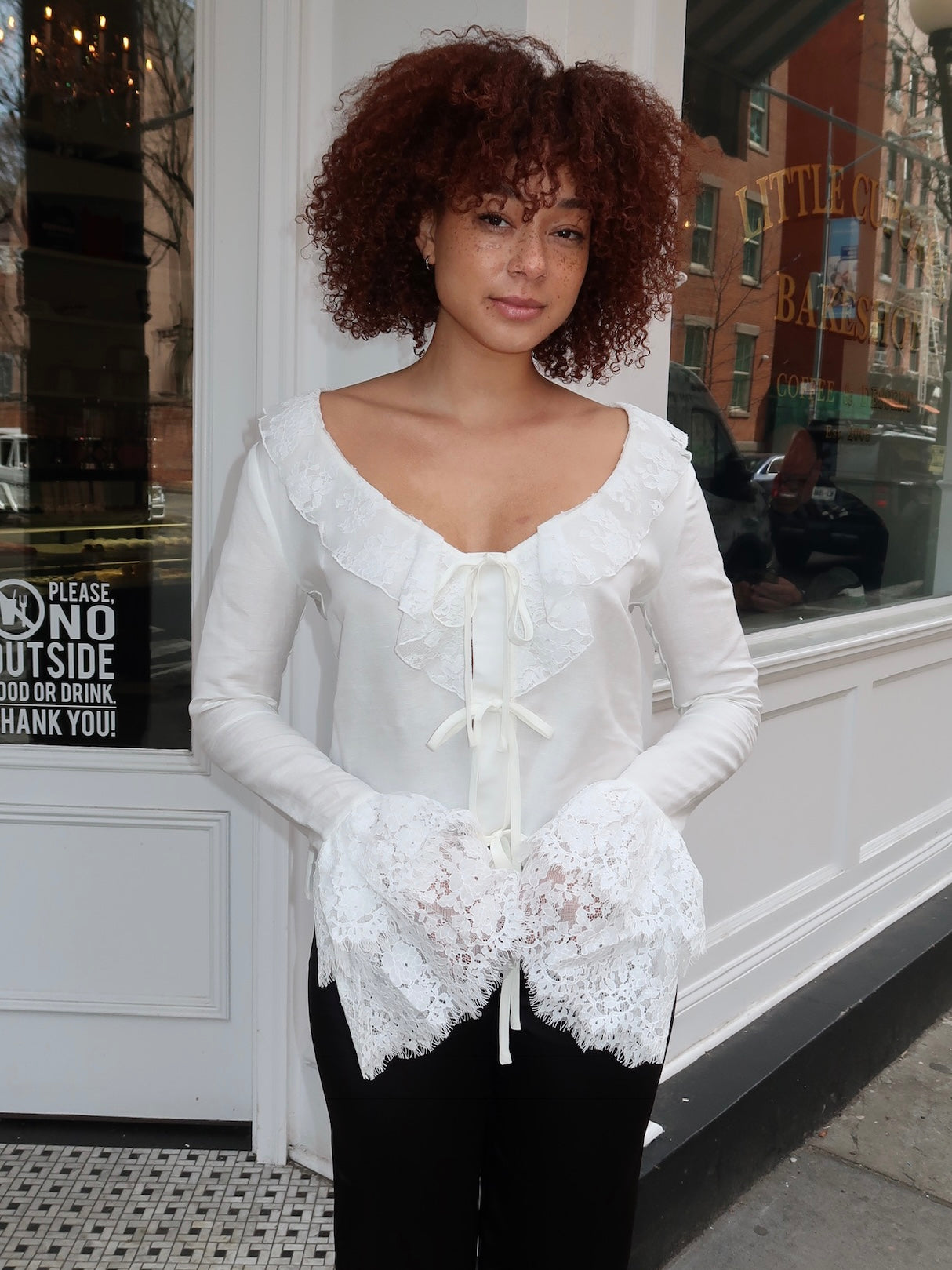 Nikki Top in White