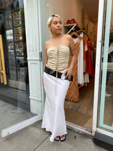 Load image into Gallery viewer, Kira Corset Top in Bone Denim

